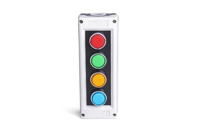 PK Series Plastic 4 Holes DK + DY + DS + DM +4*KB14K Grey-Black Control Box